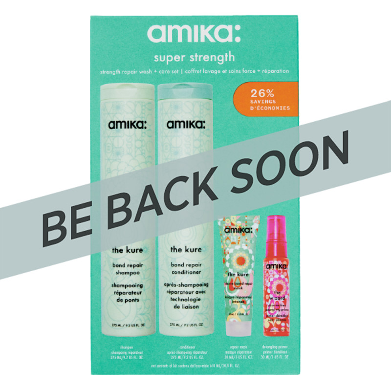 Amika Kure Super Strength Repair Wash + Care Set