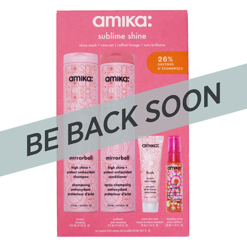 Amika Mirrorball Sublime Shine Wash + Care Set