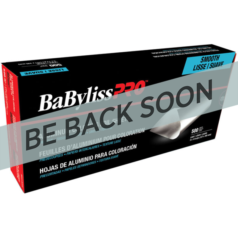 BabylissPro BES512LUCC Smooth Light Silver Long Precut Foil