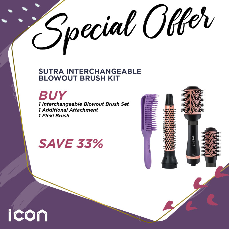 Sutra Interchangeable Blowout Brush Kit