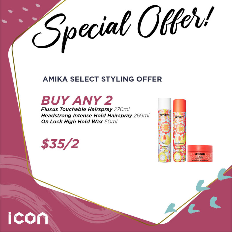 Amika Styling 2 for $35 O..