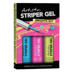 Artistic 3pc Striper Gel Kit (Brights)