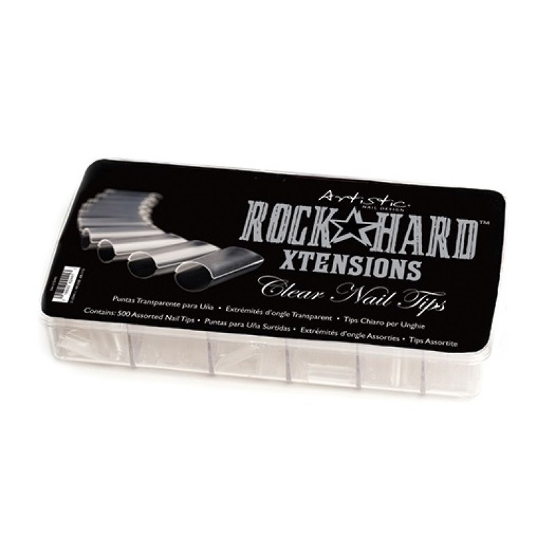 Artistic Rock Hard Xtensions Clear Nail 