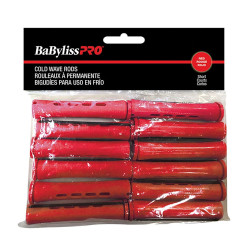BabylissPro BESCWRSRDUCC Cold Wave Rods Short Red (12)