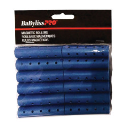 BabylissPro BESMAGBLUUCC Magnetic Rollers Long Blue (12)