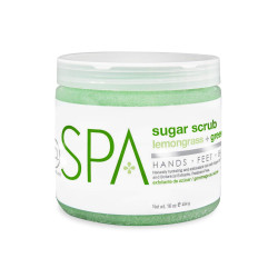 BCL SPA51102 Lemongrass + Green Tea Sugar Scrub 16oz
