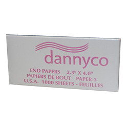 Dannyco PAPER-3C End Papers 2.5 x 4 (1000)