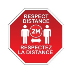 BabylissPro BESPE2MC Respect Distance Floor Signage