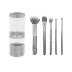 Revolution MSET-BOX6SL Glam Makeup Brush Set & Case (Brilliance Edition)