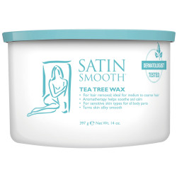 Satin Smooth SSW14TTG Tea Tree Cream Wax 14oz