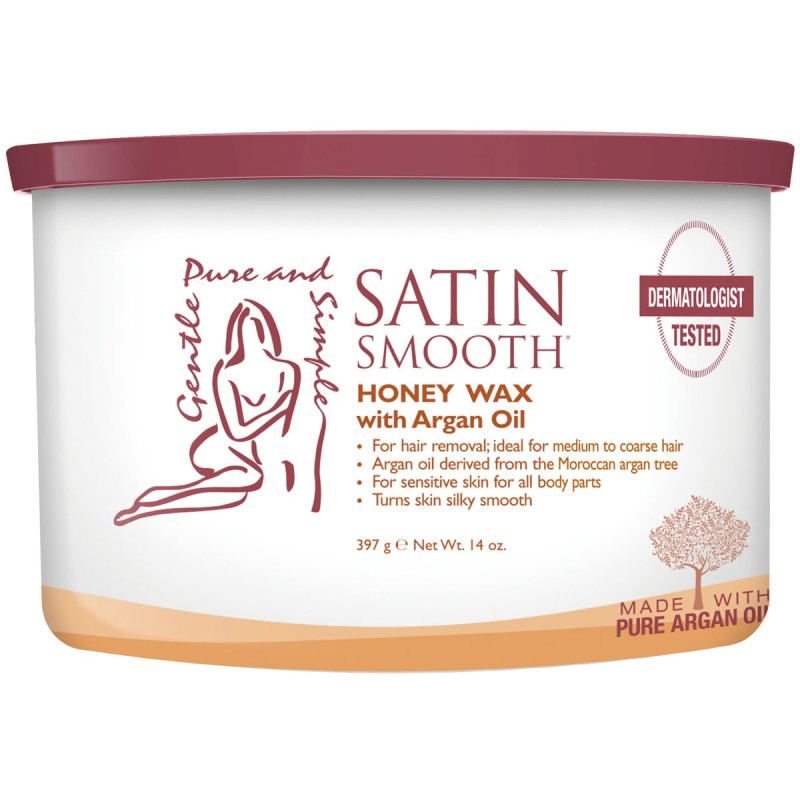 Satin Smooth SSW14HAG Honey Wax with Arg