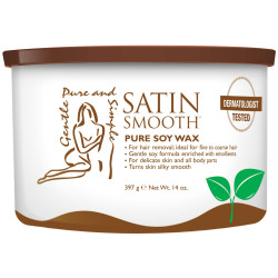 Satin Smooth SSW14SYG Pure Soy Cream Wax 14oz