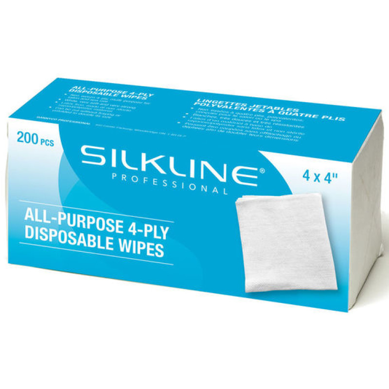 Silkline SL52509C Disposal Wipes 4x4 (20