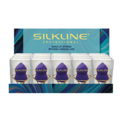 Silkline SPONGEDSPWOC Makeup Sponge w/Holder Display (Wild Orchid Edition)