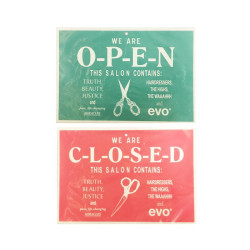 Evo Open/Closed Sign