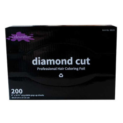 Marianna Colouration Diamond Cut Rough 8x10 Silver Pop-Up Foil