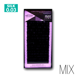 Micha Mix Tray C Curl Black Lashes - 0.03 x 8-13mm