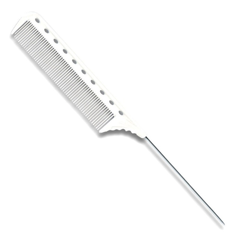 YS Park YS-122W Extra Long Tail Comb (Wh