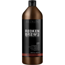 Redken Brews 3-In-1 Shampoo Conditioner Wash Litre