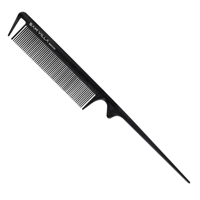 Sam Villa Signature Tail Comb (Black) 30