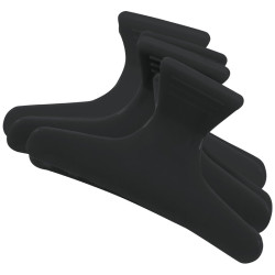 BabylissPro BES368UCC Plastic Jaw Clips (Black)