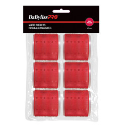 BabylissPro BESMAGIC6UCC Self-Gripping Magic Rollers Red (6)