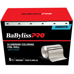 BabylissPro BESFOILXMUCC Smooth Medium Silver 5lb Foil Roll