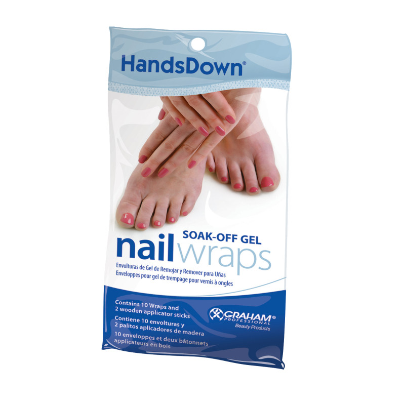 HandsDown 60663C Soak-Off Gel Nail Wraps