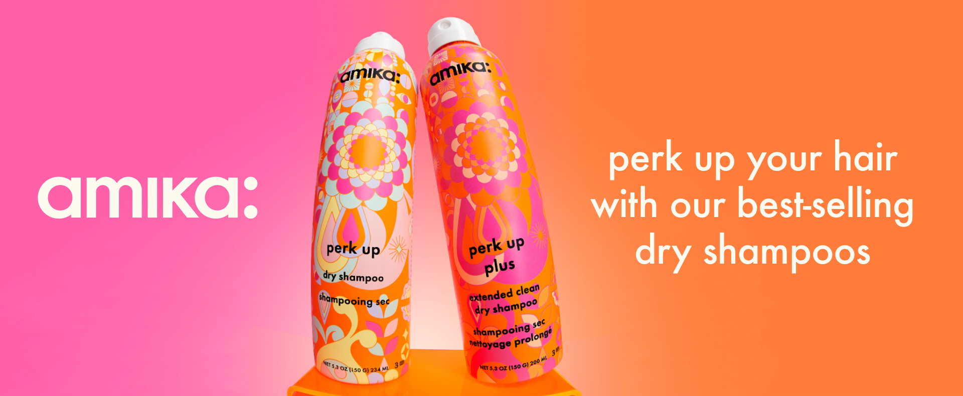 Amika PERK UP Dry Shampoo - 2 Types!