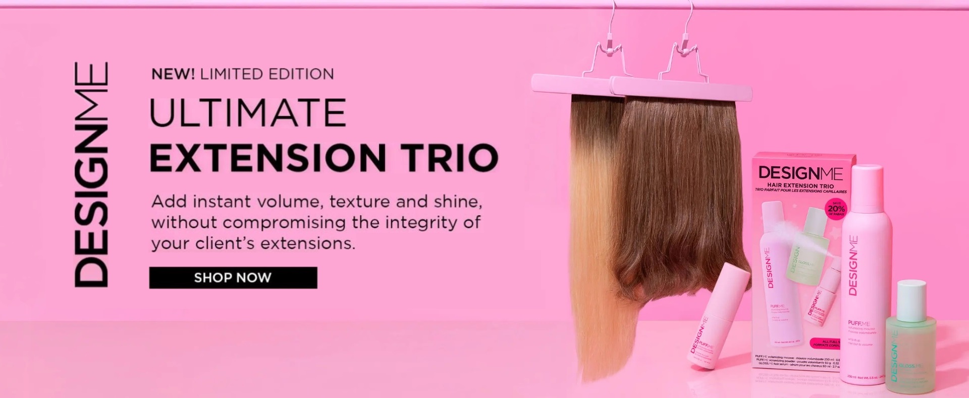 NEW! Design.Me Hair Extension Trio